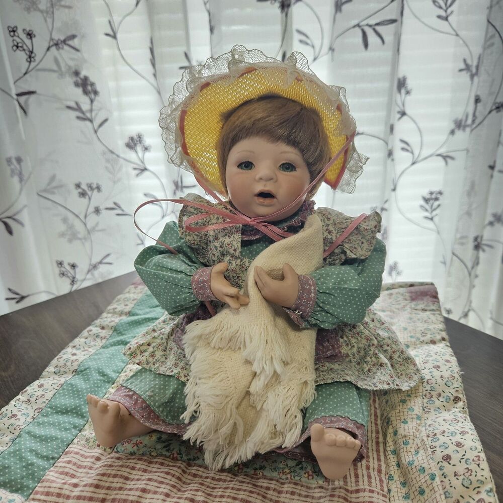Ashton-Drake Galleries Vintage "Warmth of the Hearth" Porcelain Doll